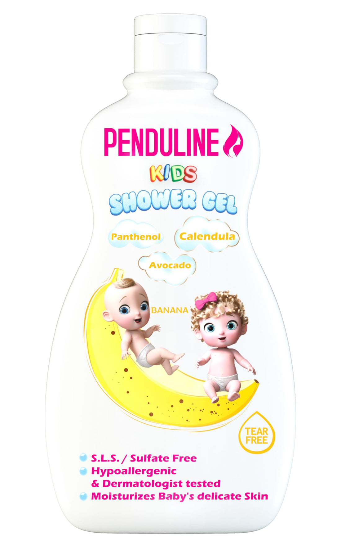 Penduline shower gel with banana scent, 65 ml
