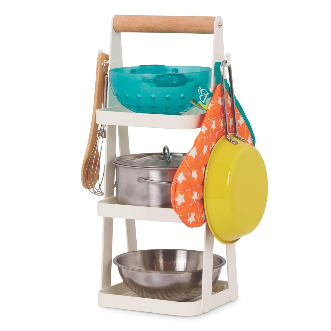 B. toys – Play Kitchen Accessories – Pot, Pan & Role-Play Cookware – Cooking Toys For Kids – Pretend Play Set – 3 Years + – Mini Chef - Pot & Pan Playset