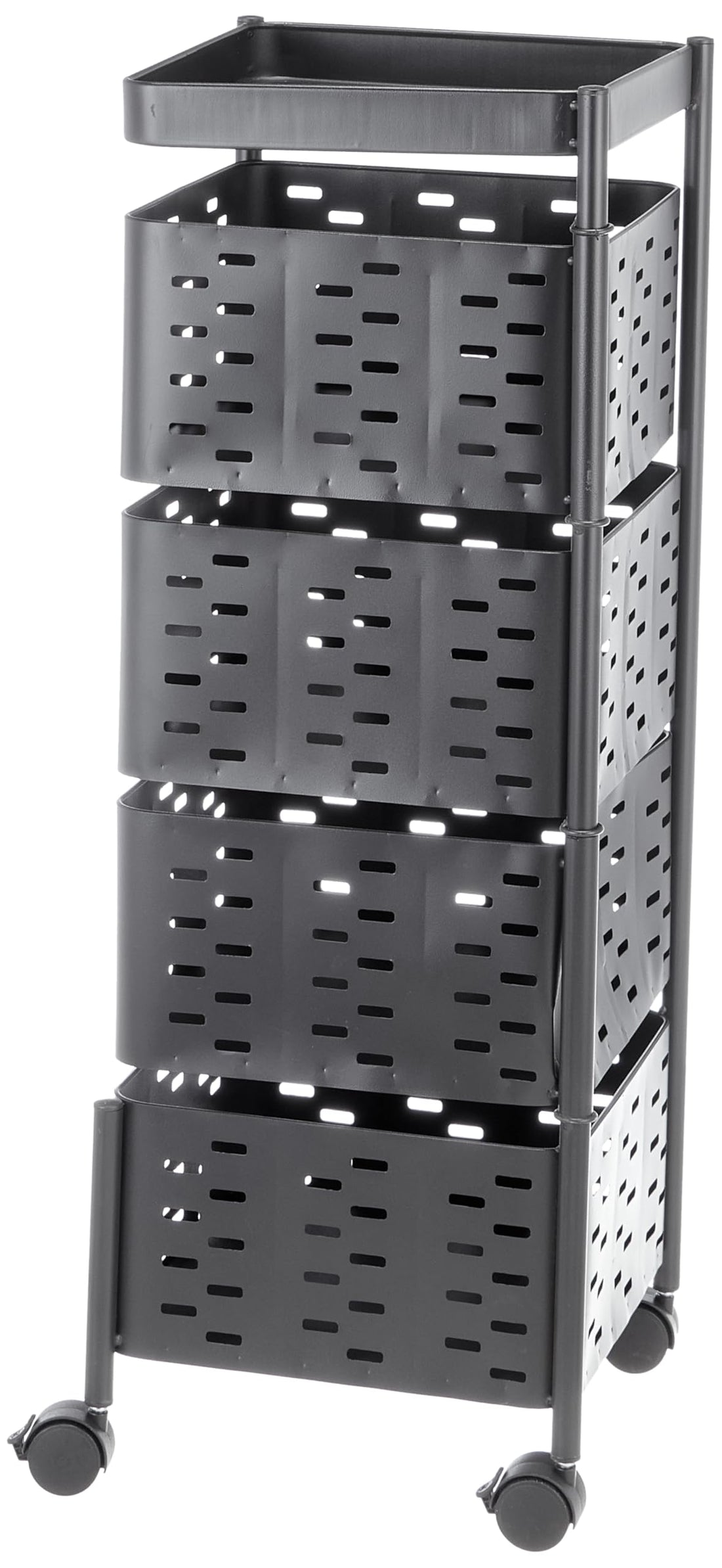Home Care K-651 3-Tier Turbo Caddy Dynamic Plastic Storage Solution, Pack of 1 - Clear Plastic