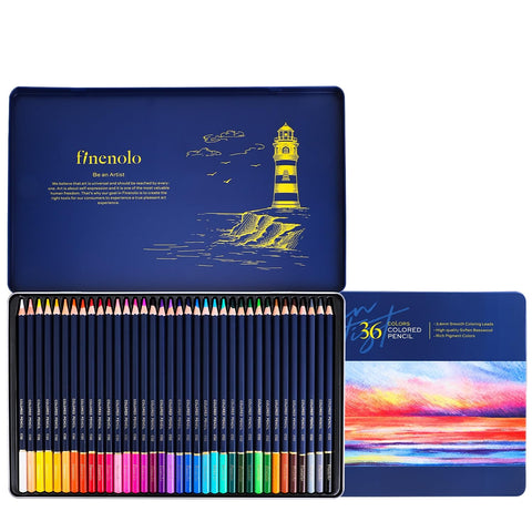 Deli EC122-36 Colored Pencil 36-Pieces Set, Multicolor