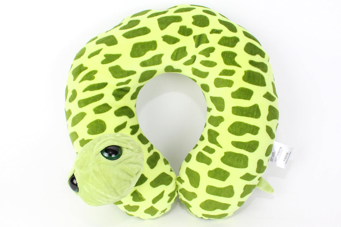Travel Neck Pillow, U-Shape, Soft Fiber Support, Red, Model HAYAH100115