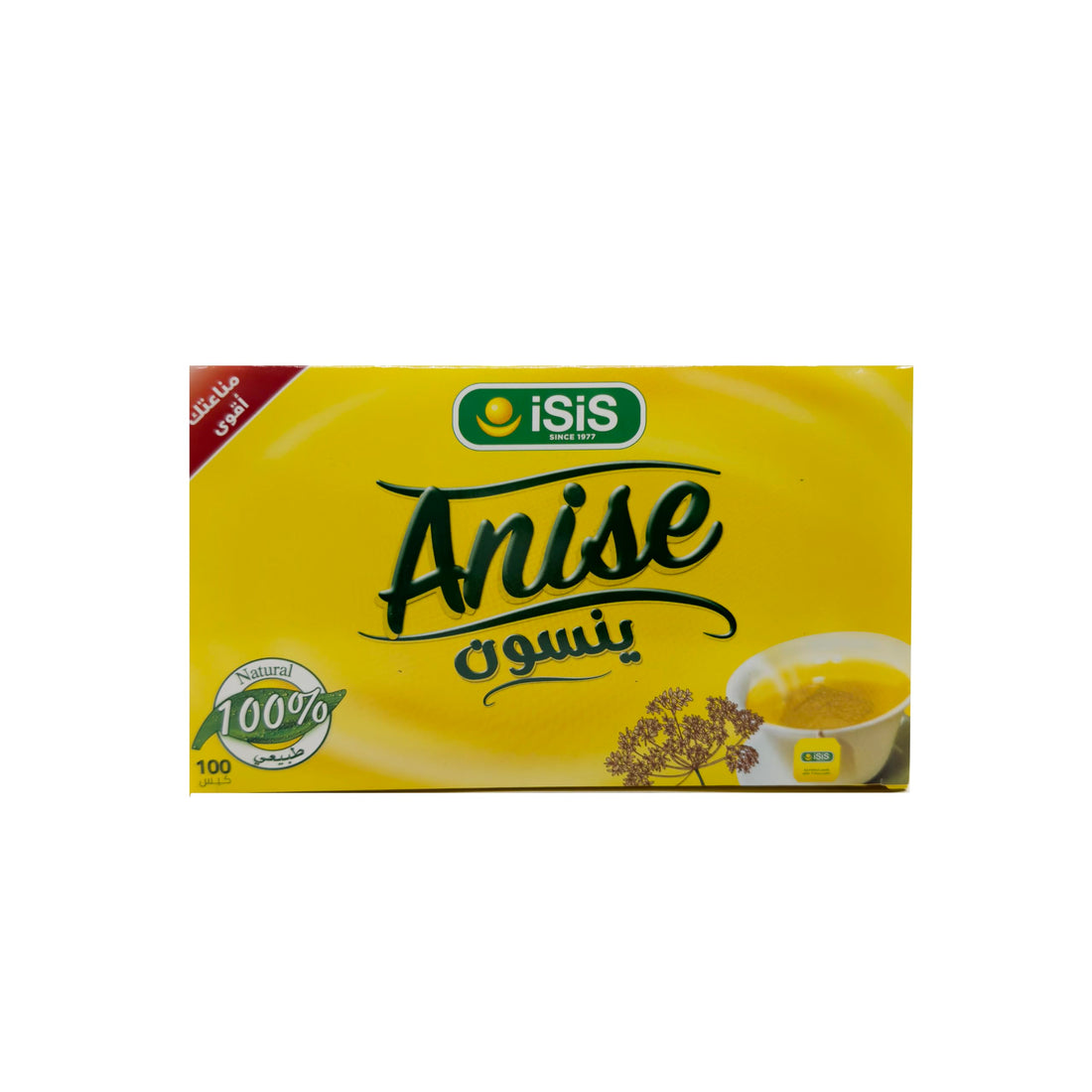 iSiS Natural Anise Herbal Tea – 100 Envelopes