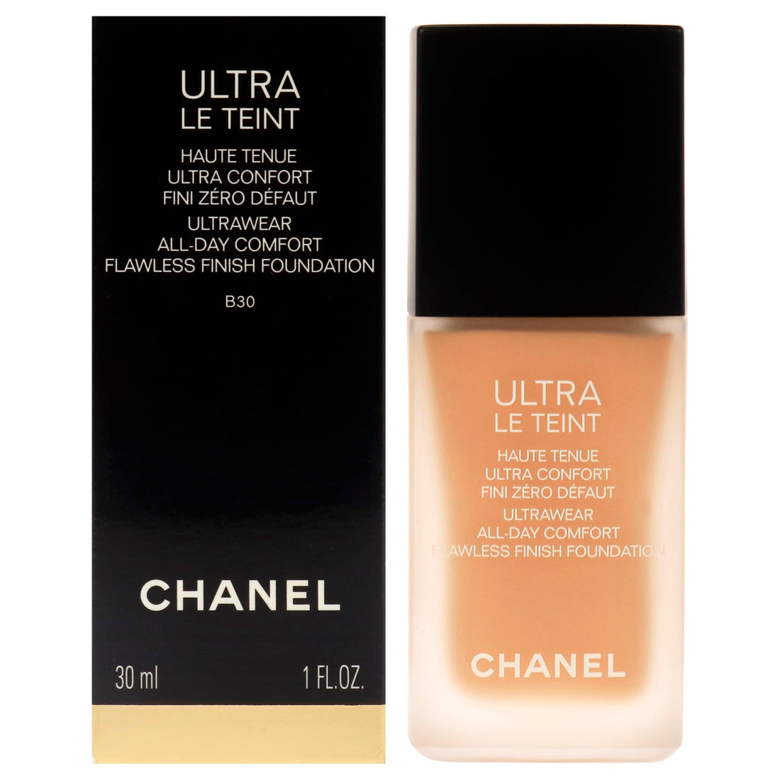 Chanel Ultrawear All Day Confort Flawless Finish Foundation B30