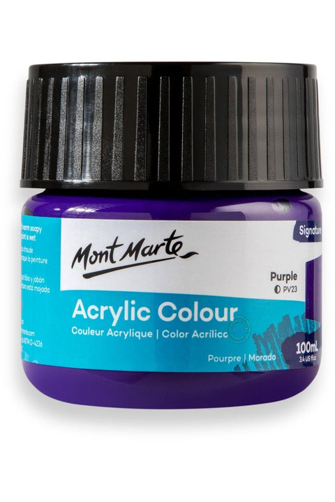 Monte Marte MSCH1015 Acrylic Colour Paint 100 ml, Purple