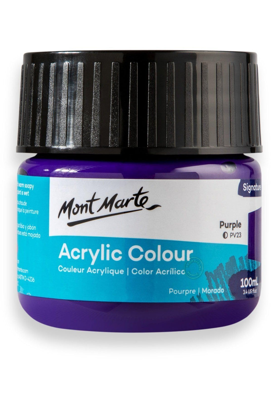 Monte Marte MSCH1015 Acrylic Colour Paint 100 ml, Purple
