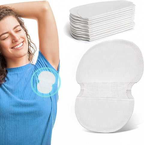 Armpit Sweat Pads for Women and Men, Disposable Underarm Pads for Sweating Women,Comfortable Unflavored, Non Visible (6 Pairs)