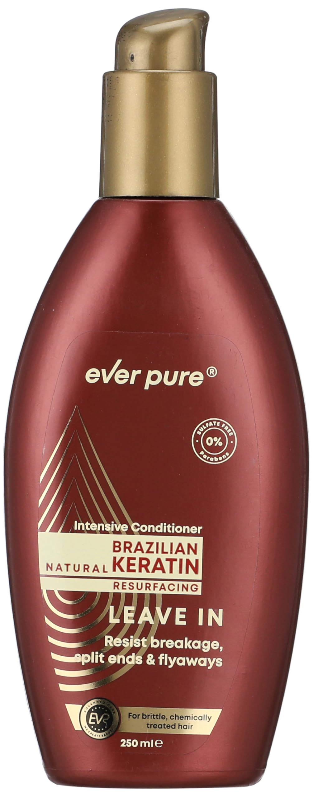 Ever Pure Brazilian Keratin Therapy Anti- Breakage Leave-In Hair Treatment, 250ml