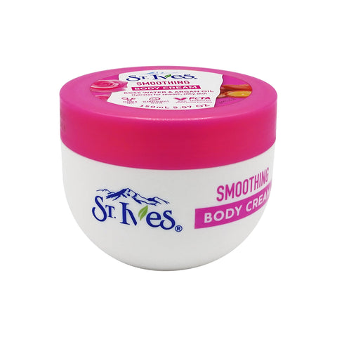 St.Ives Smoothing Body Cream Rose Water & Argan Oil 150ml