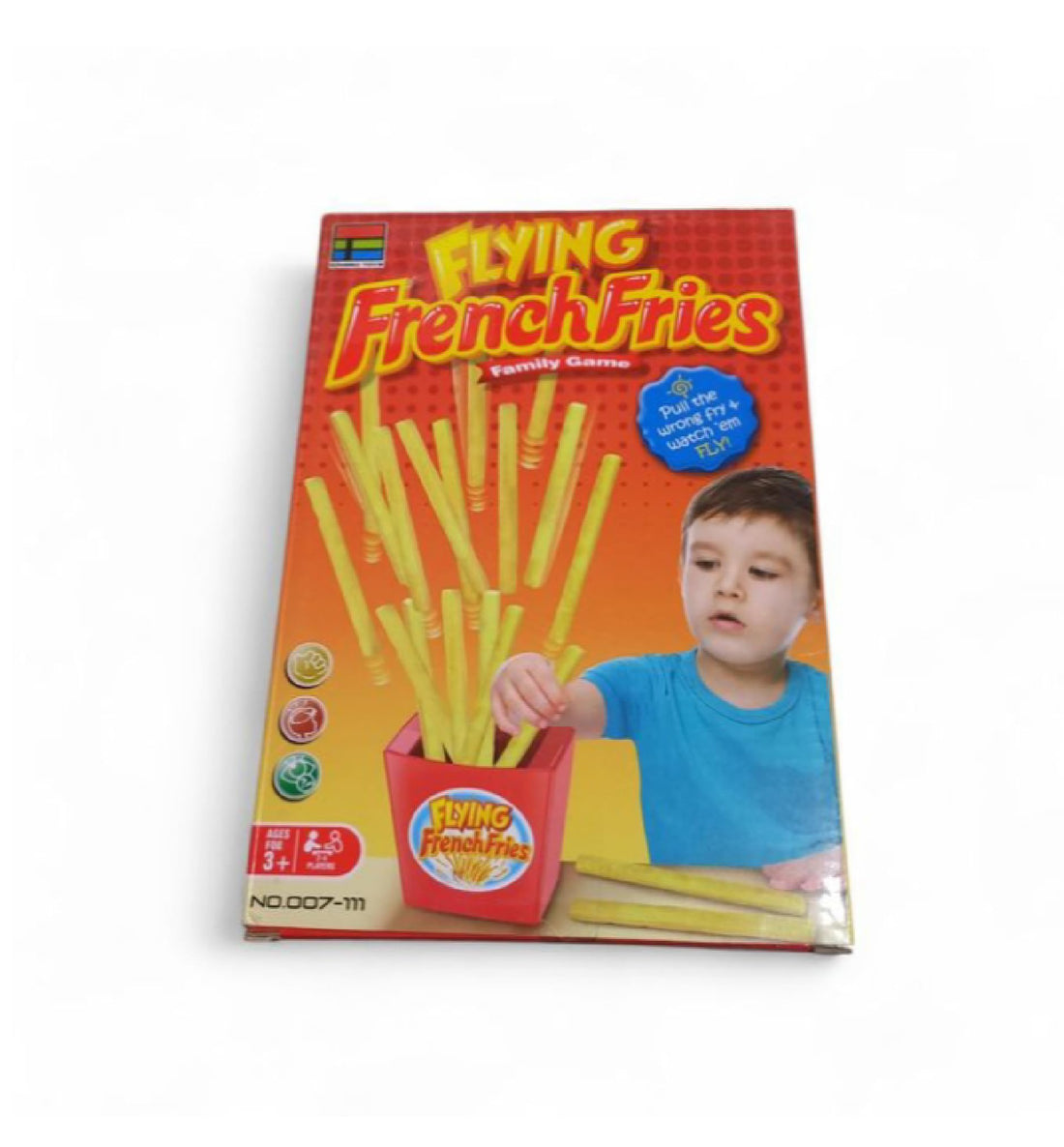 Generic Flying French Fries, Flying Potato Trick Fun Family Board Game for 2 Players, Ages 4+