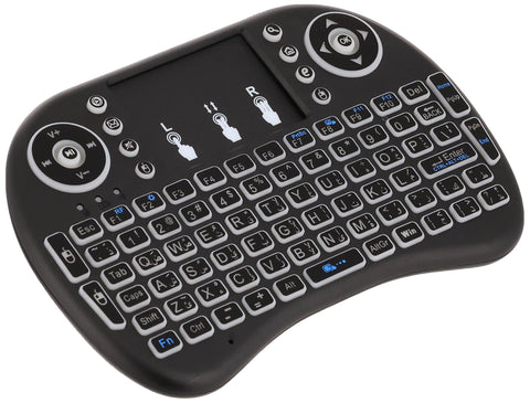 Arabic Layout Mini I8 2.4G Wireless 92 Keys Keyboard with Touchpad for Google TV Box - PS3 - PC