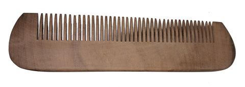 olive wood close Tooth Comb, Large Hair Detangling Comb, Natural wooden combs for Hair, Beard, Mustache, Travel-Friendly, No Handle Design