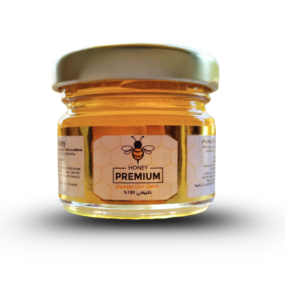 Honey Premium Clover Blossem Pure Natural Bee Honey 30g - Glass Jar