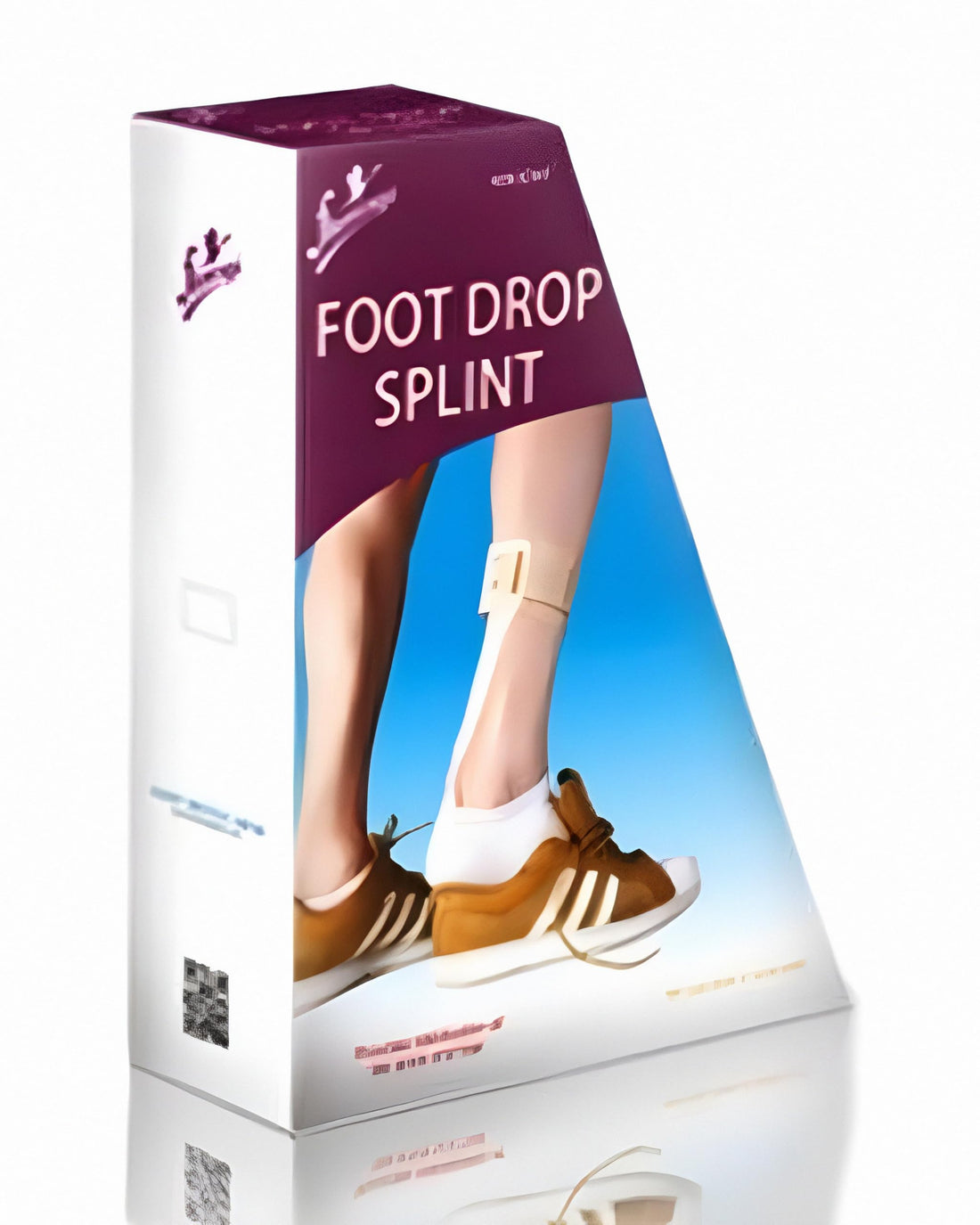 Inner Foot Drop Support – Internal Foot Drop Support (Transparent Adhesive Beige, S, Right)