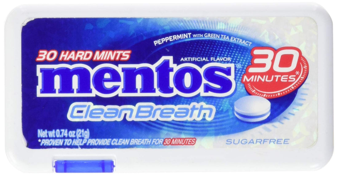 Mentos Cleanbreath Peppermint, 0.74 Oz