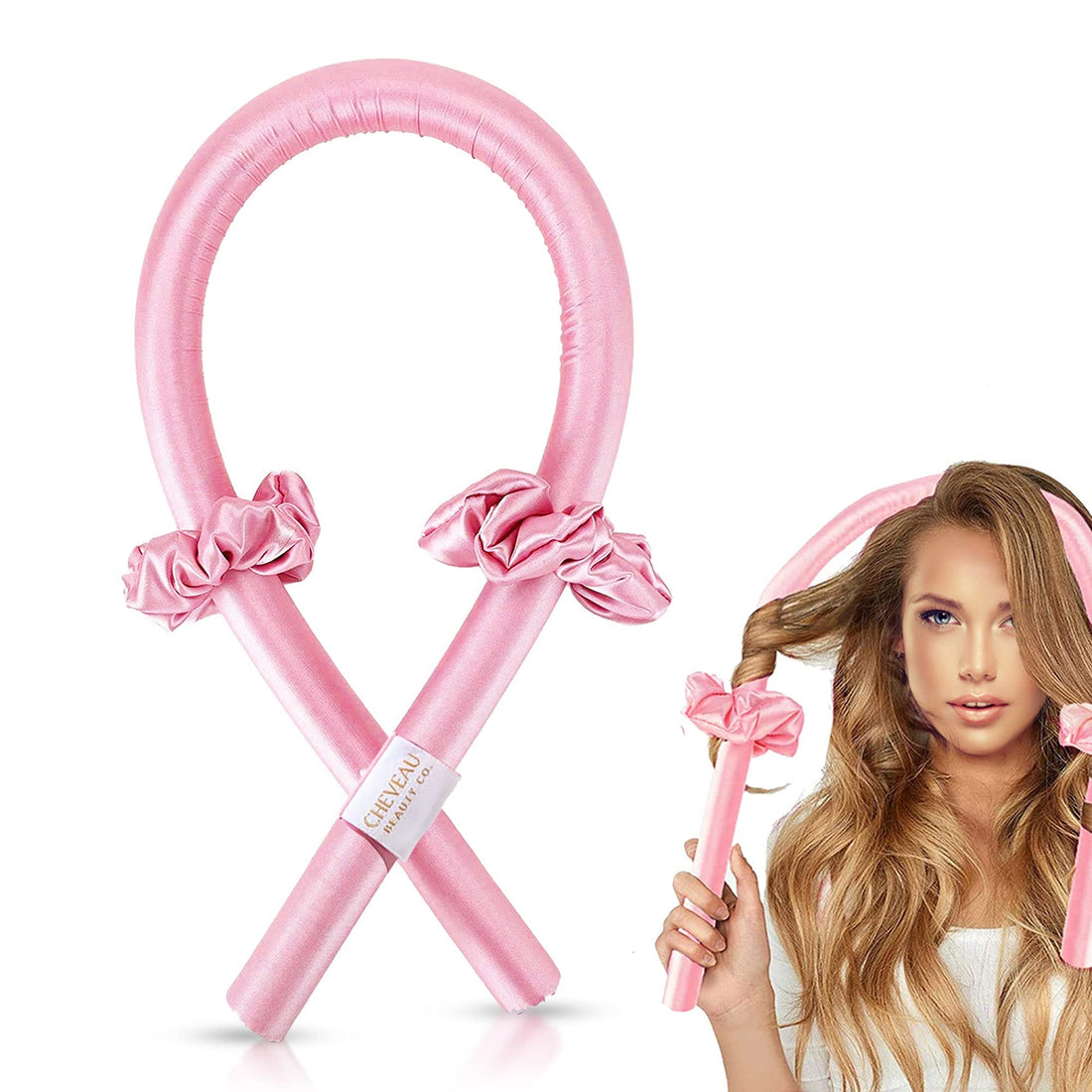 Bean Bottle Heatless Curling Rod Headband