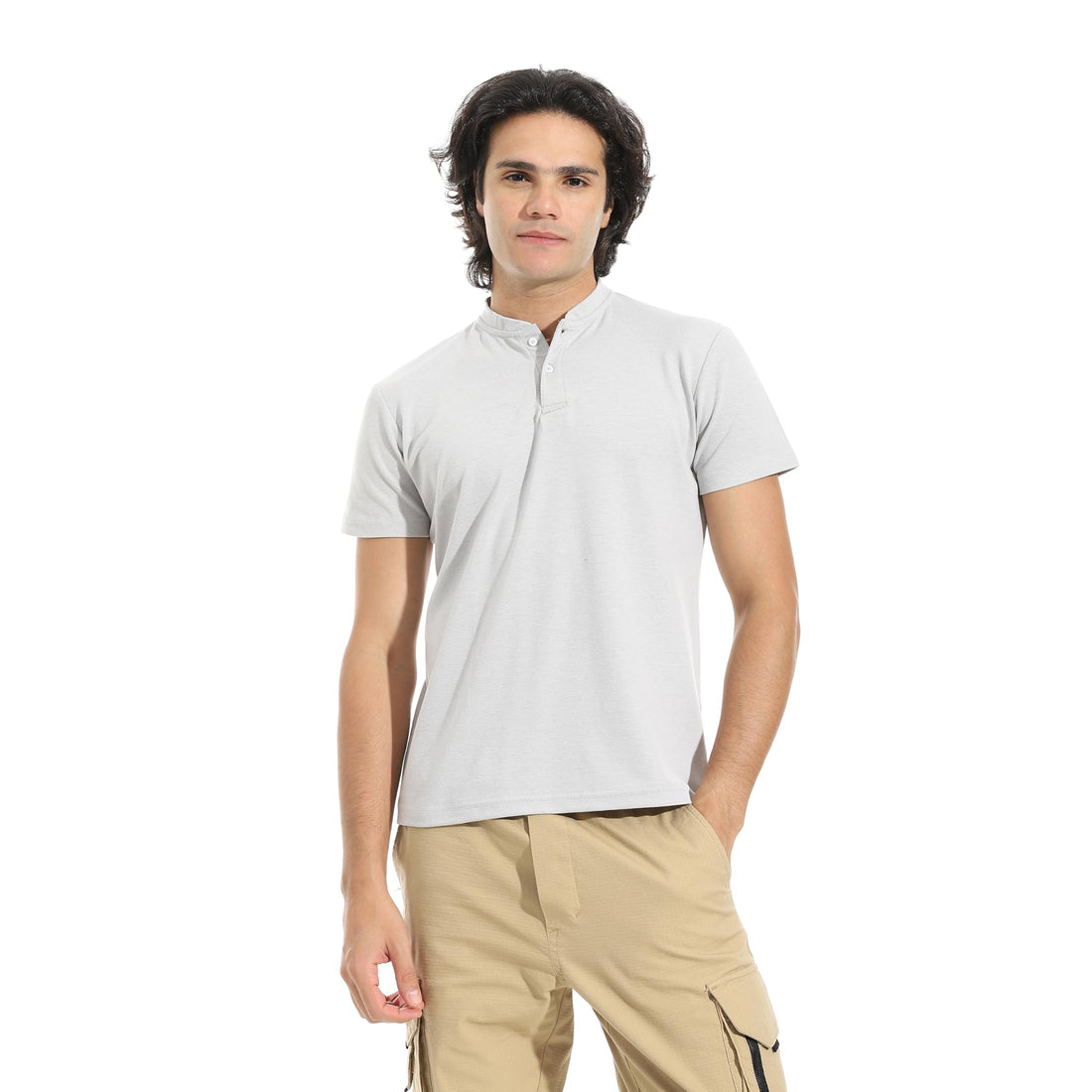Andora Mens Basic Henely Neck Western (pack of 1)