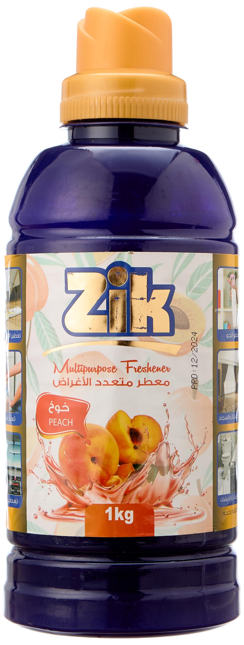 Zik Peach Scent Multipurpose Freshener 1 Liter