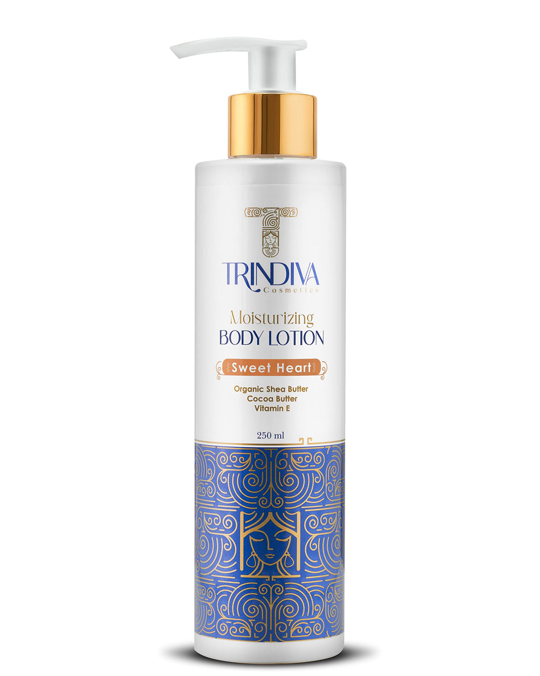 TRINDIVA | Sweetheart Body Lotion | 250ml | Hydrating Body Lotion | With Shea Butter, Organic Cocoa Butter, and Vitamin E