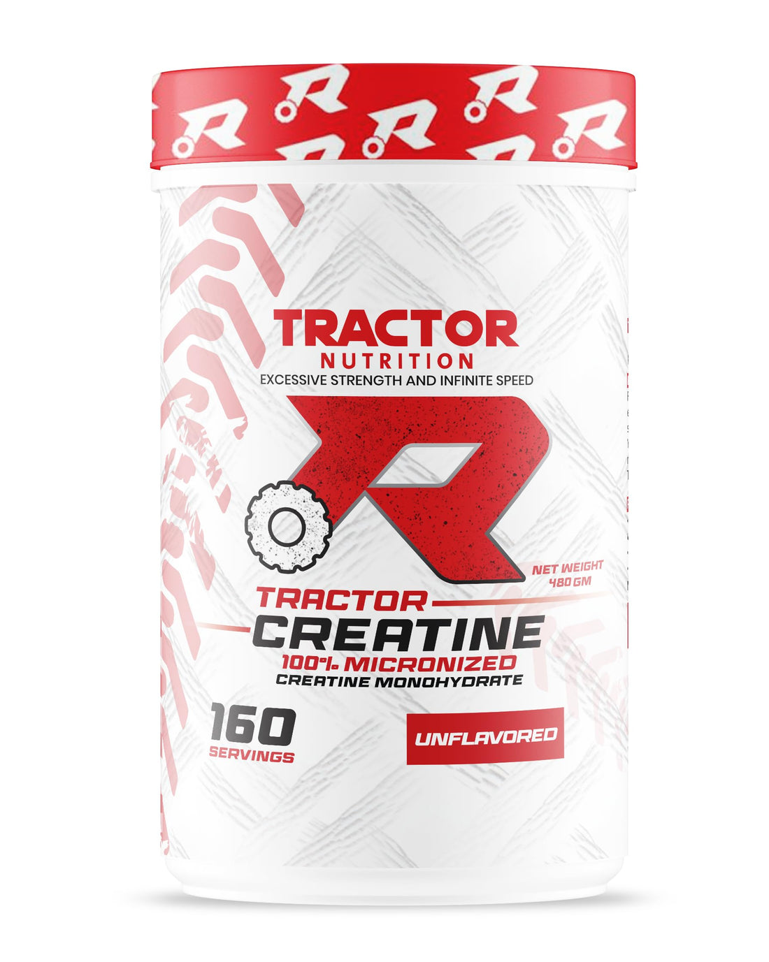 Tractor Nutrition Creatine Powder 5000mg | Pure Creatine Monohydrate Supplement | Micronized & Unflavored Formula | 160 ServinG | Muscle Strength, Energy & Workout Recovery | Non-GMO & Gluten Free