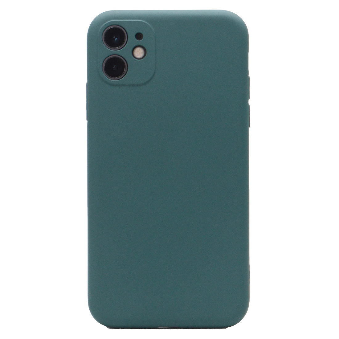 Premium Apple Silicone iPhone Cases - Luxury Phone Case - Classy Cover Iphone - Elevate Your iPhone with Comfortable Timeless Elegance and Protection (iPhone 11, Dark Green)