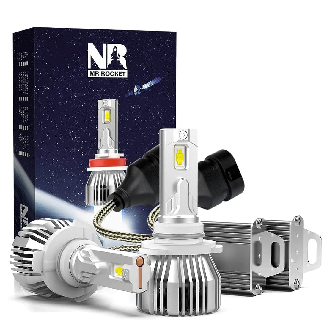 Generic NAOEVO NR Series LED Headlight Bulbs 55watt/Bulb, 6600Lumens/Bulb White (9005)