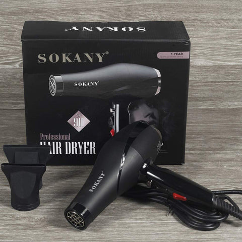 Sokany SK-911 2400W Hair Dryer, Black