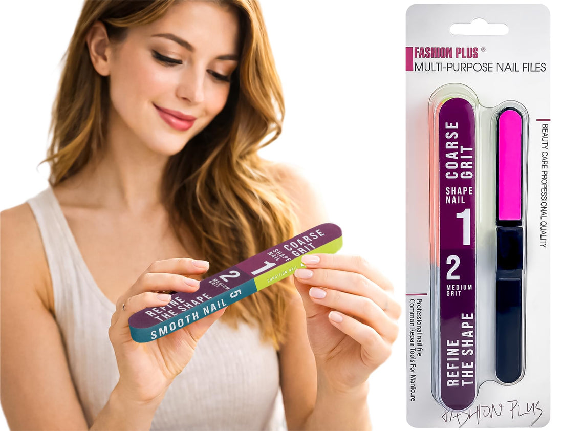 Nail File Buffer - Professional Multi Purpose, 7 Step Nail File For Shaping, Smoothing & Polishing Natural Nails, Manicure Nail Buffer Tool