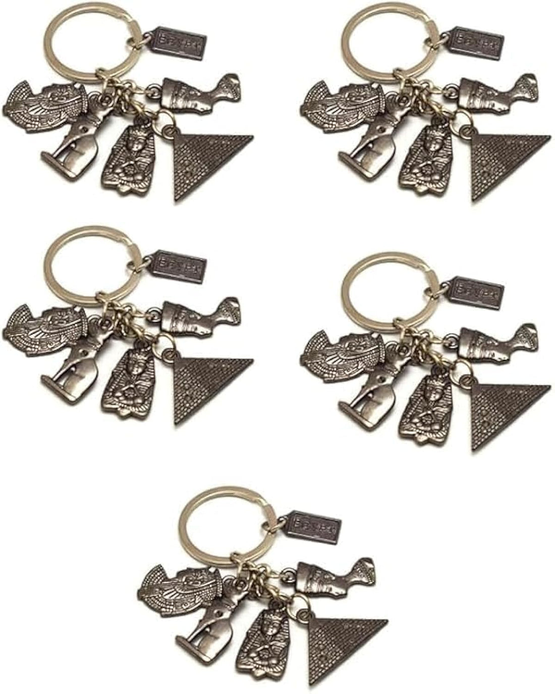 immatgar pharaonic tut Cleopatra Nefertiti Pyramid keychain keyring ancient Egyptian souvenirs gifts for men and women from egypt