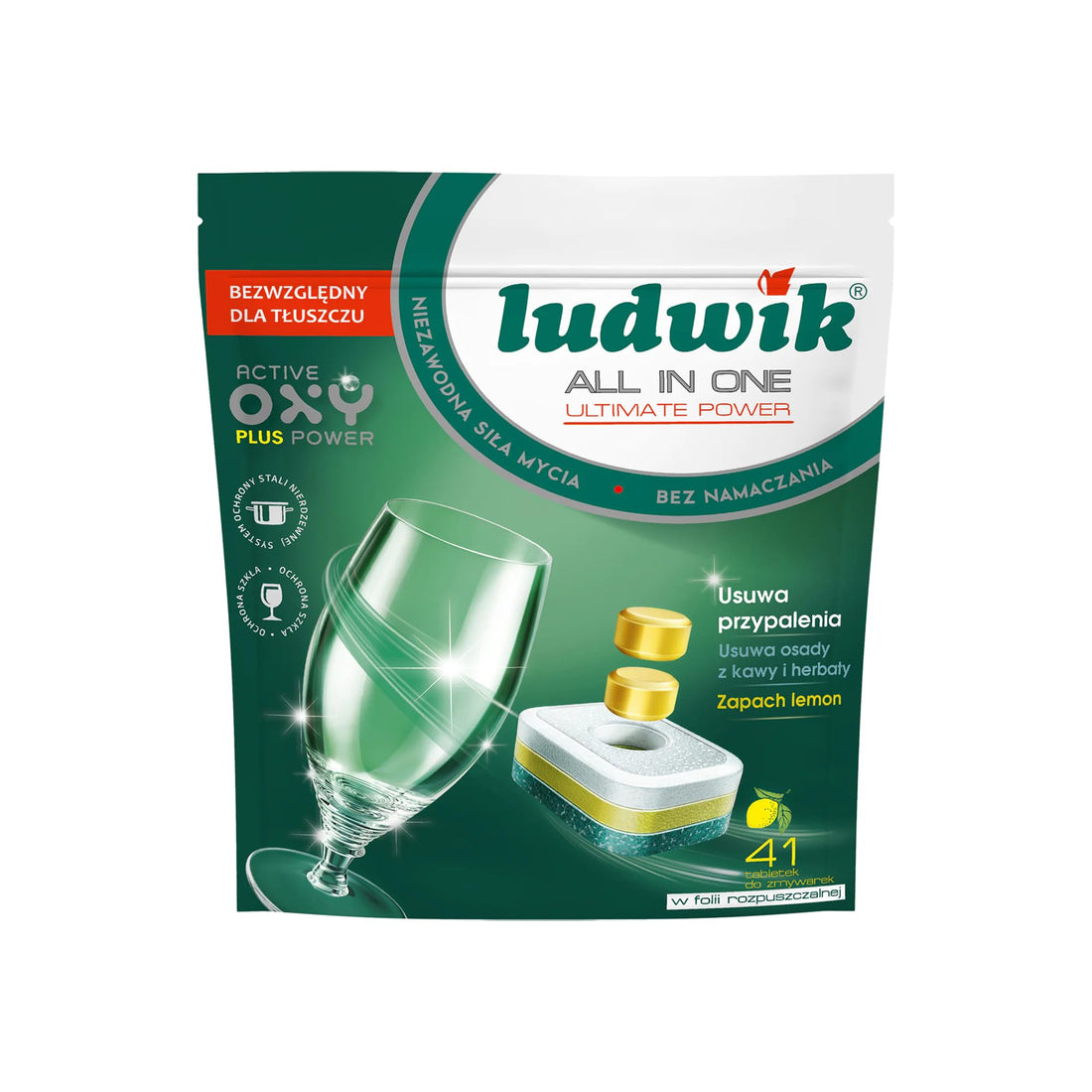 Ludwik all in one dishwasher tablets - 41 Tabs