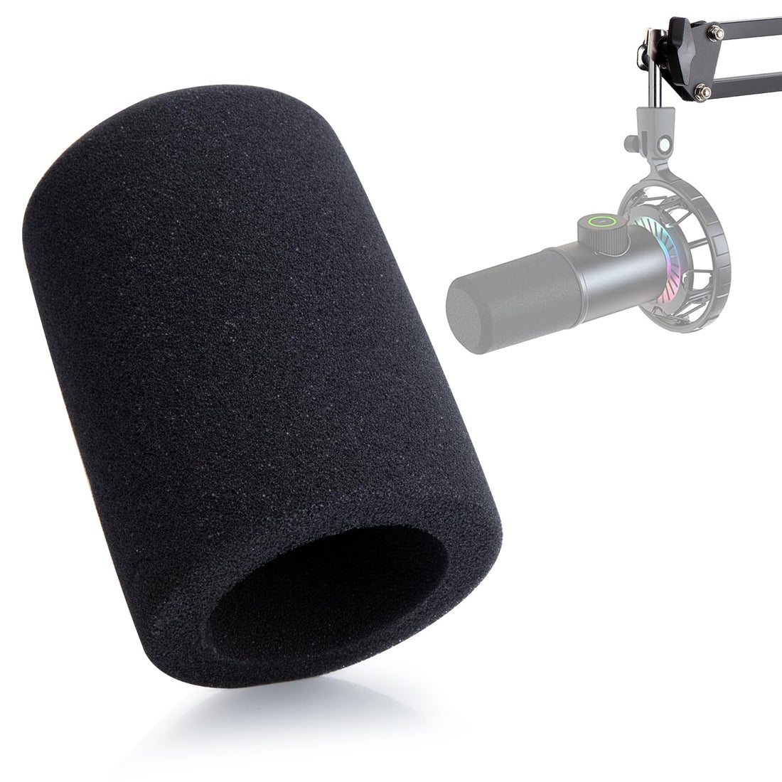 YOUSHARES Fifine K658 Microphone Windscreen Microphone Microphone Anti-Pop - Professional Foam Microphone for Reducing Noise - Compatible with Fifine K658 USB Microphone