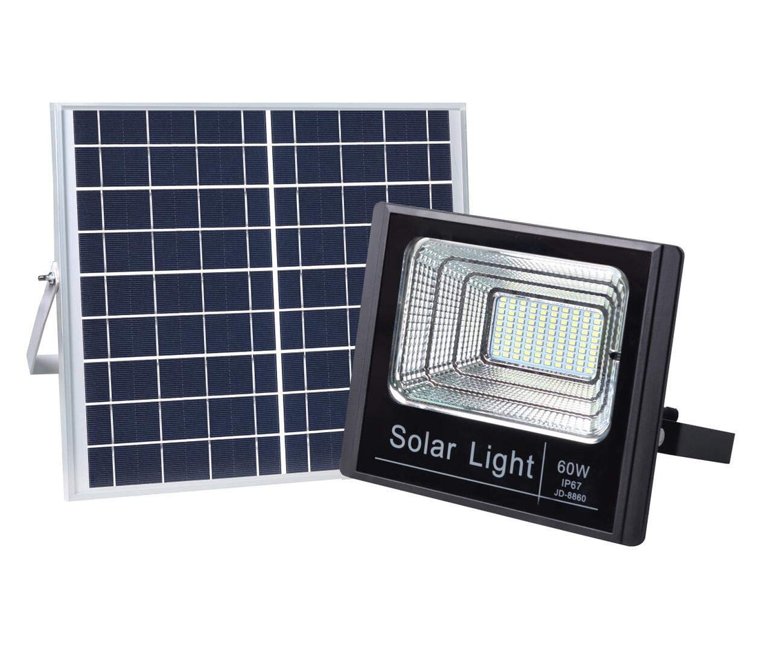 Outdoor Solar Remote Control Floodlight Garden Light -60w