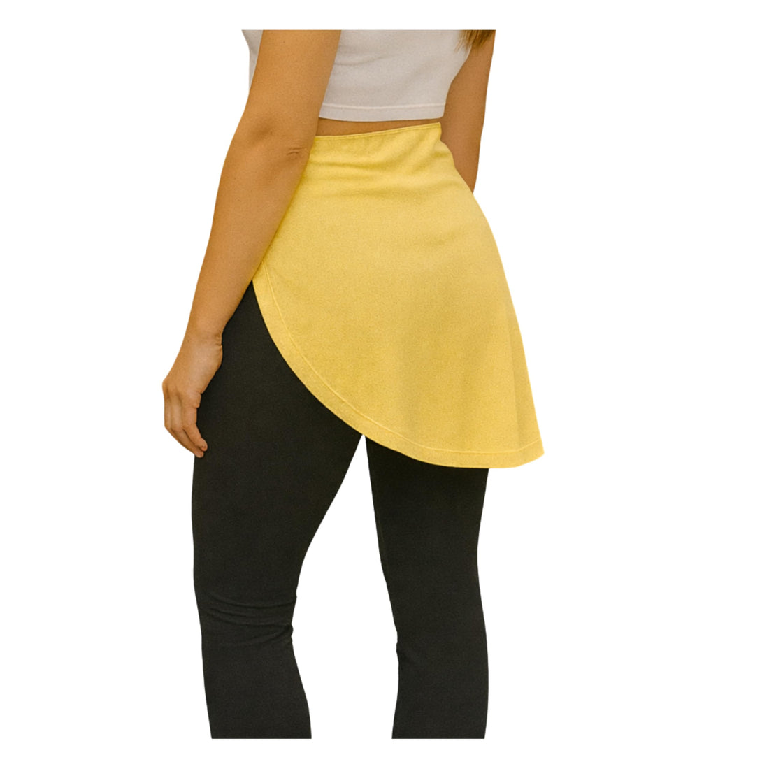 Women's Sport Hip Cover with Sleeves, Activewear Wrap Skirt for Gym and Outdoor Use