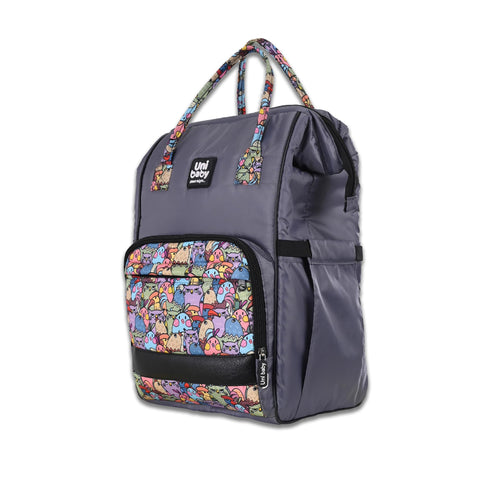 Uni Baby Diaper bag Cool Grey wooded