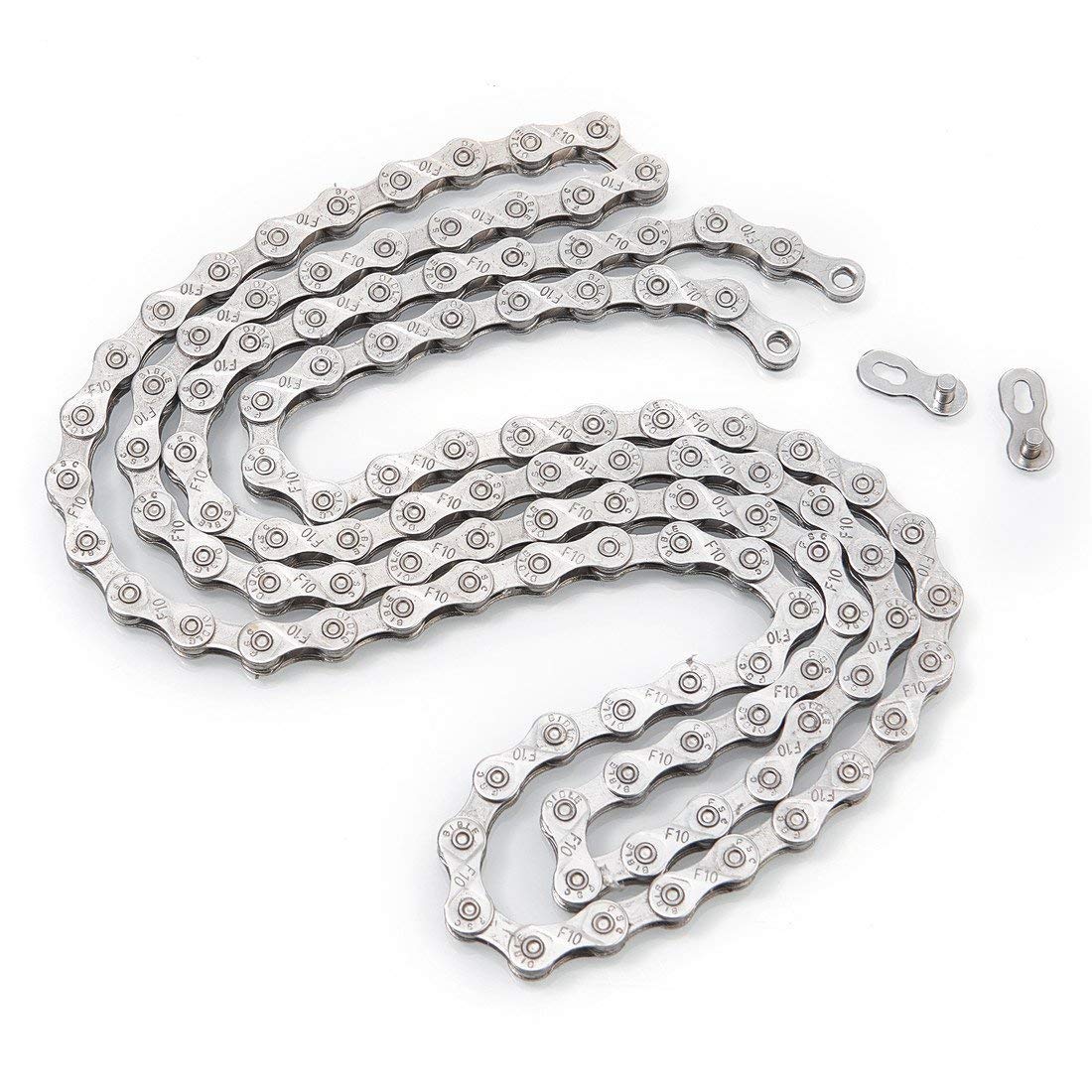 Generic Bicycle Chain - Single Strand, Metal, Universal Compatible, High Durability, Easy to Install