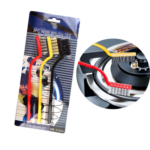 3Pcs Wire Clean Brush Set for Cleaning and Rust Removin
