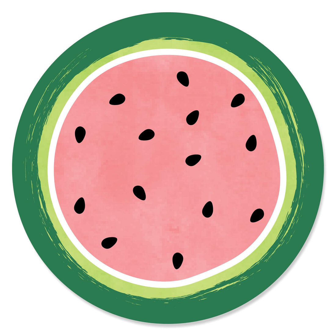 Big Dot of Happiness Sweet Watermelon - Fruit Party Circle Sticker Labels - 24 Count