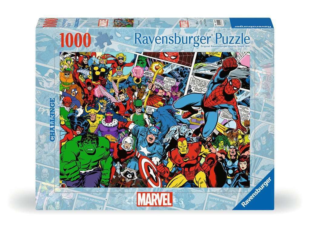 Ravensburger Puzzle 12000510 - Marvel Challenge - 1000 Teile Puzzle für Erwachsene und Kinder ab 14 Jahren