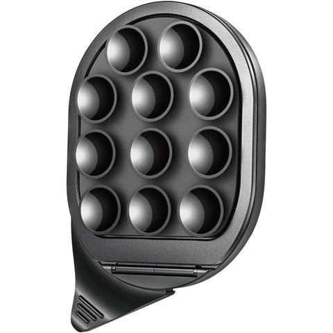 Joyroom JR-ZS418 Magnetic Suction Phone Mount; Strong N52 Neodymium Magnets & 360° Rotation; Professional Foldable Secure Holder for 4.7-7.0" Phones – Black.