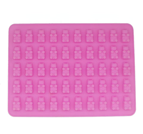 Gummy Bear Silicone Candy Molds - Non Stick Chocolate Molds Made of Food Grade Silicone, Perfect for Making Delicious and Fun Candies at Home Easily with Dropper