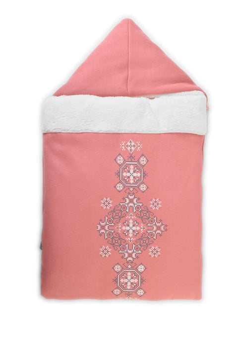 Junior Baby Girl Printed Swaddling Blanket, 3 Months
