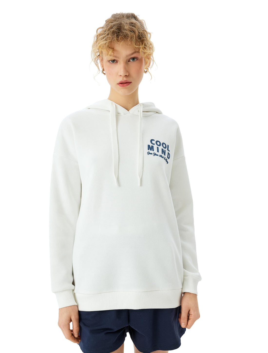 KOTON womens Oversized Sweatshirt Sweatshirt