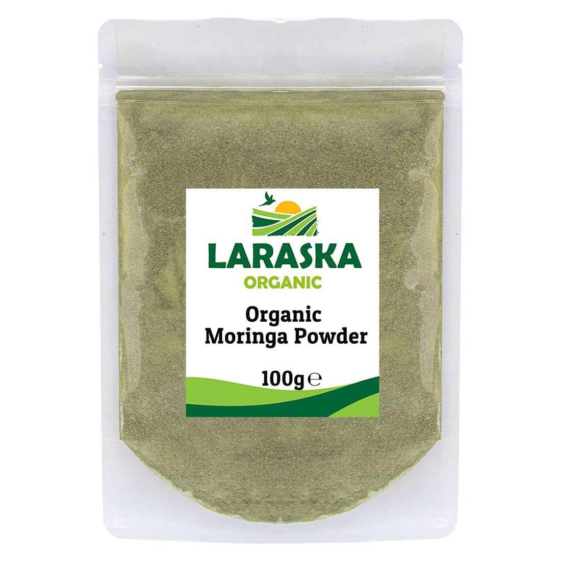Organic Moringa Powder 100g - Moringa Tea, Smoothies, Drinks, Moringa Leaf Powder, Certified Organic