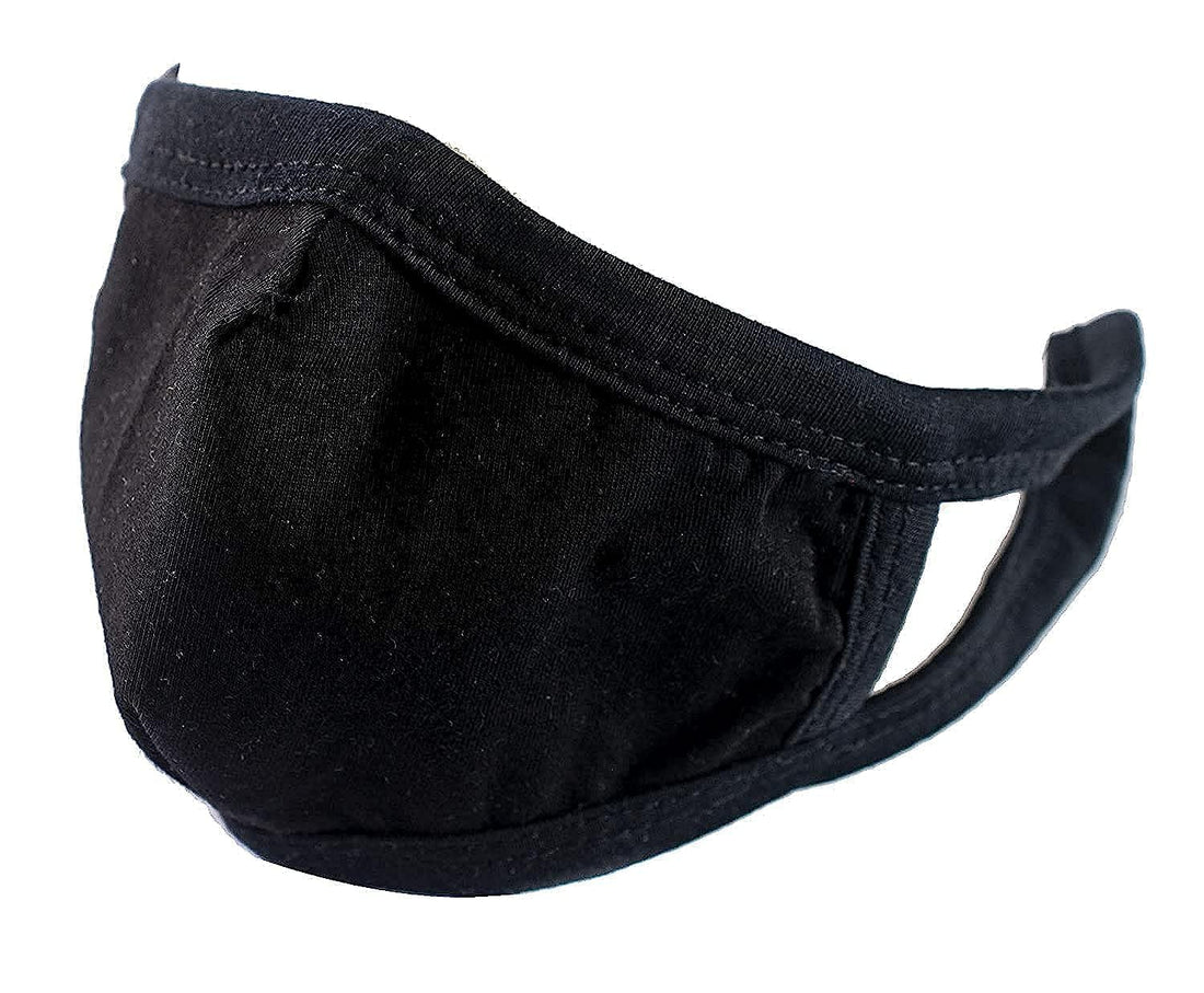 Solid Cotton Unisex Face Masks