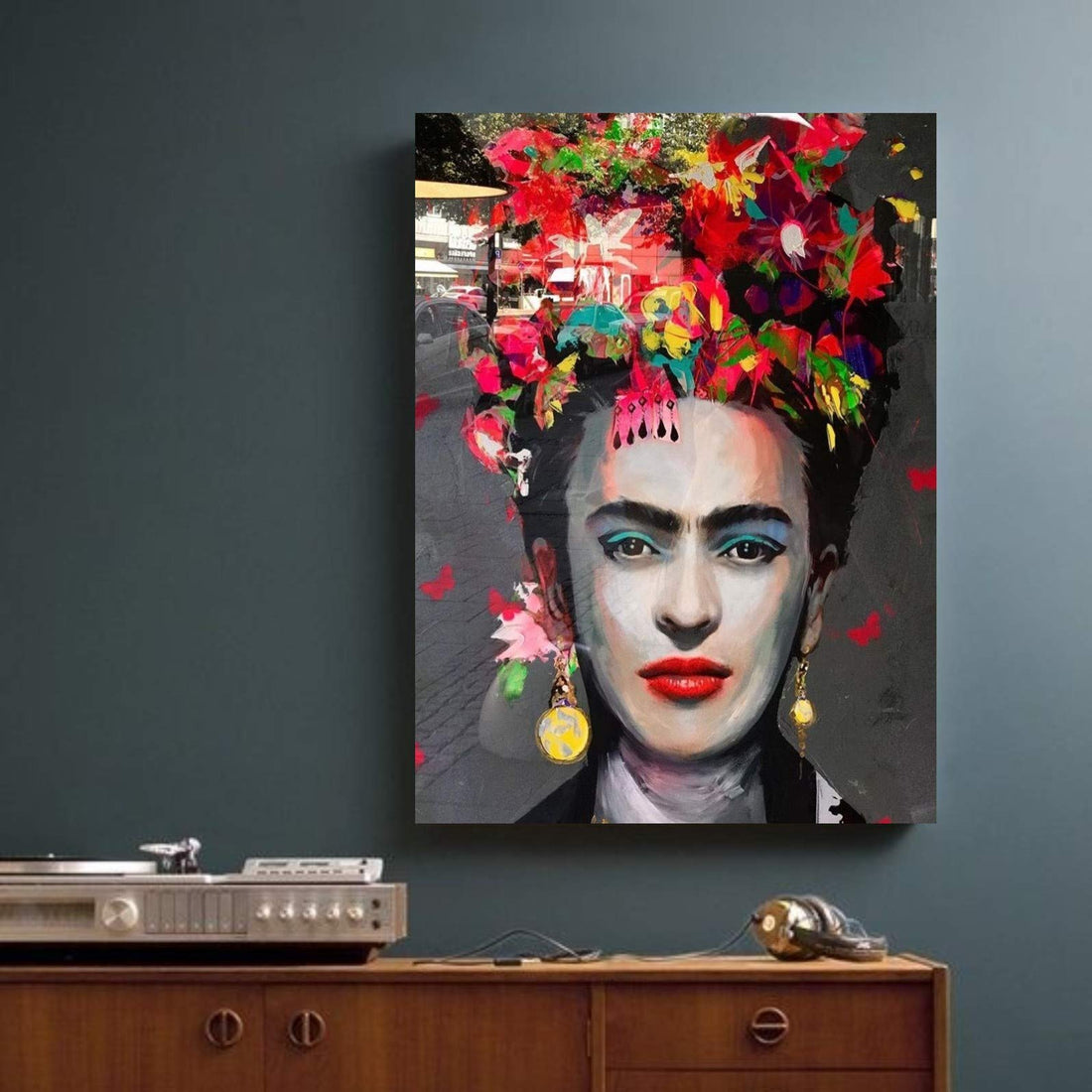 Wood Frida Kahlo Prints Tableau (2724680874772, Multicolor)