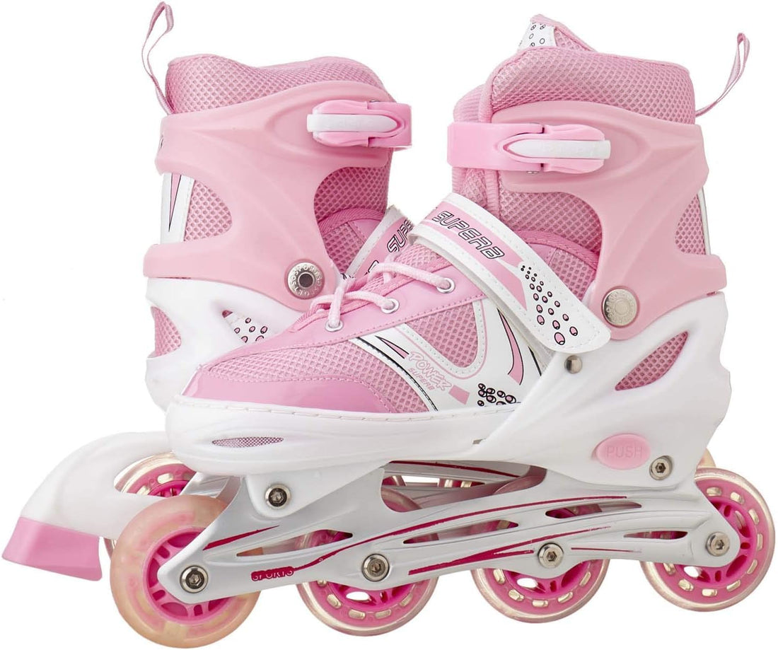 TRUE FIT®-Other Roller skate shoes for children, size 39-42 - pink and white