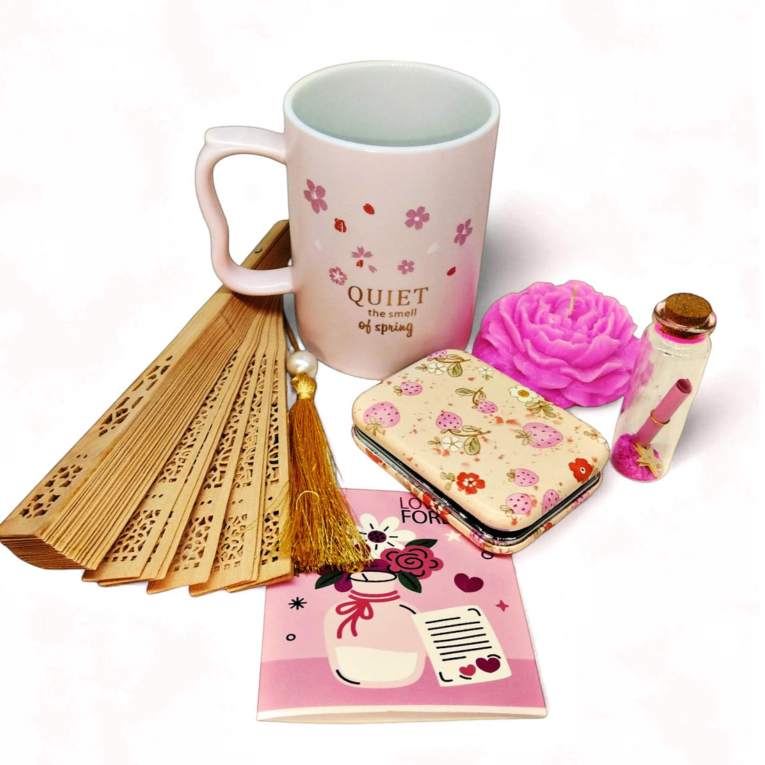 Gift Box Includes:Porcelain Mug + Scented Candle - With Other Special Set - Comes in Elegant Box Gift for Mom - Wife - Birthday - Special Occasion - Step
