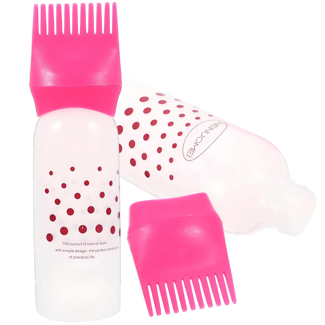 Lightweight Oil Bottle for Hair Dye Application | Scalp Massage and Dye Oil Enhances the Perfect Dye Experience (2 Bottles)