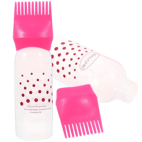 Lightweight Oil Bottle for Hair Dye Application | Scalp Massage and Dye Oil Enhances the Perfect Dye Experience (2 Bottles)