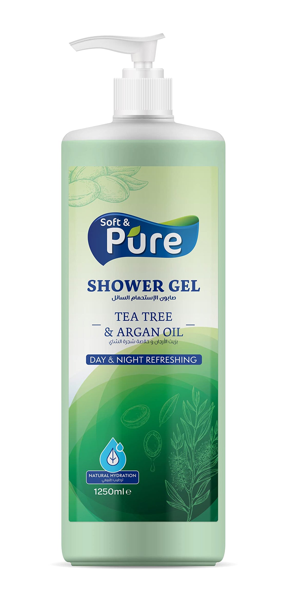 Soft & Pure Bath with Tea Tree & Argan Oil - 1250 ml