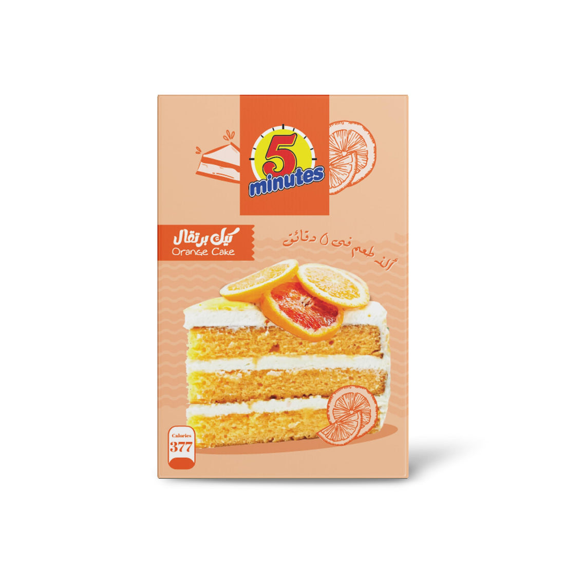 5Minutes Orange cake - 380 gm